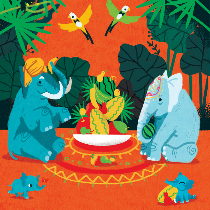 Завтрак слонов