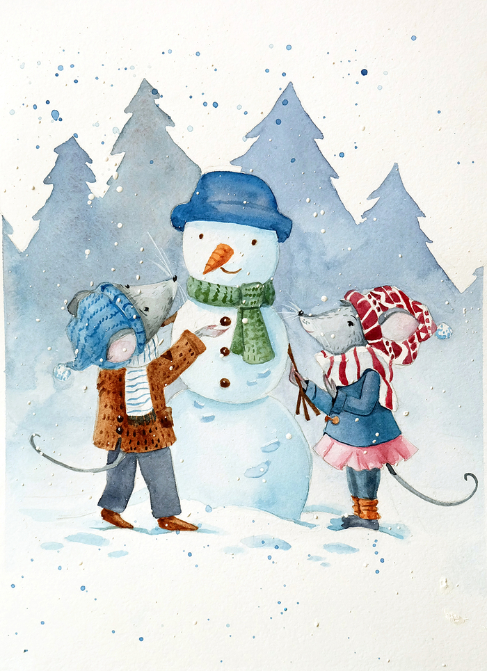 Мышки зимой