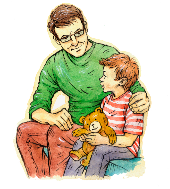 Крошка сын к отцу пришел