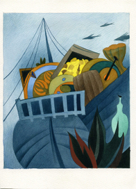 Затонувший корабль