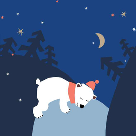 Медвежонок спит