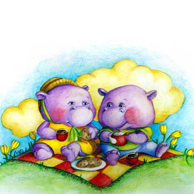 Чай с печеньем