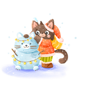 Новогодняя открытка