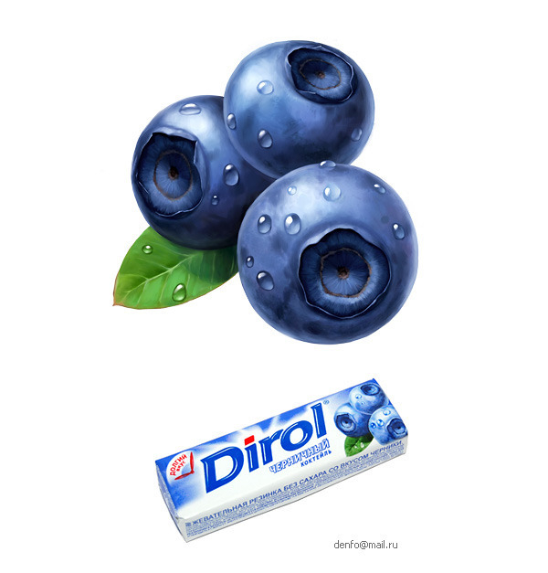 Dirol Blueberry