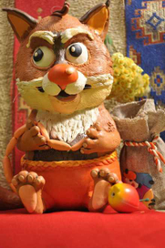 Герои армянских сказок, сделанные из пластилина