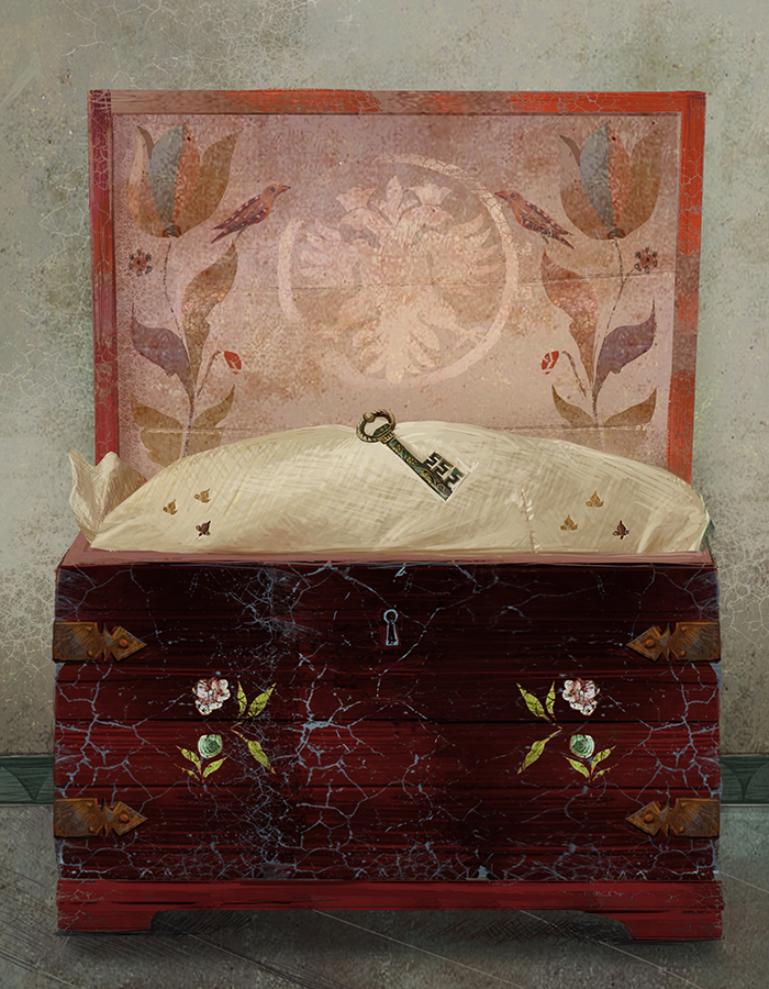 для сказки о ёлочном сундуке