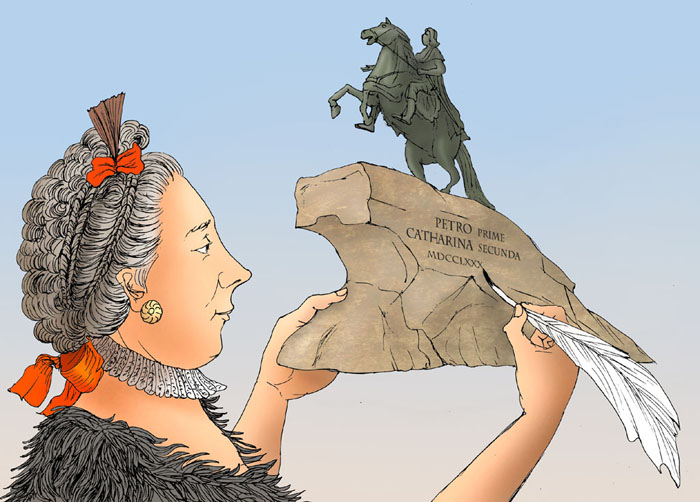 1782 год. Открыт памятник Петру I ("Медный всадник")