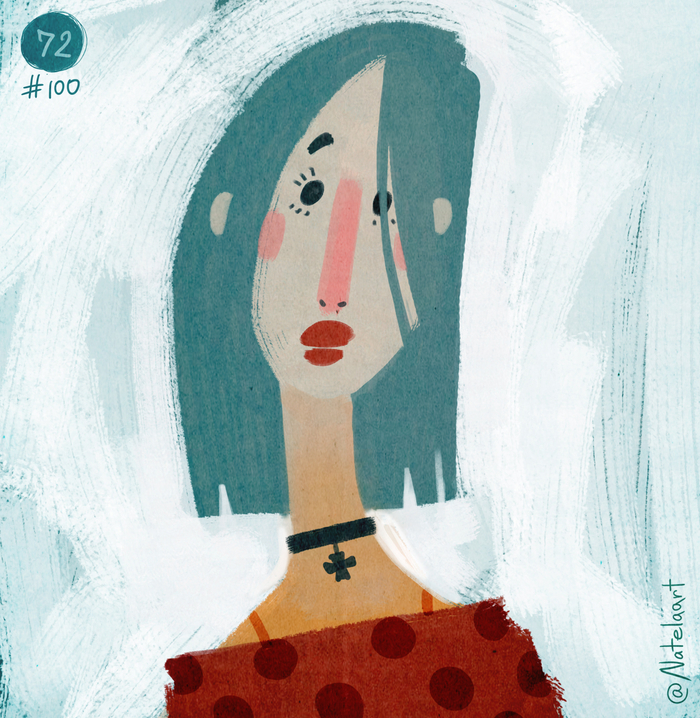 цвет на голове #day72