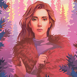 Иллюстрация для обложки книги "Медведица"