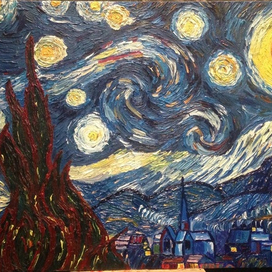 Ванг Гог "Звездная ночь" (копия)