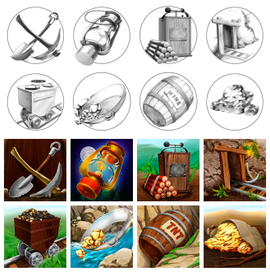 Символы "Золотой лихорадки"