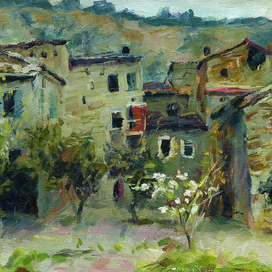 копия этюда Левитана