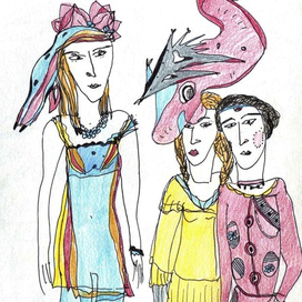 Люди-образы. Наброски