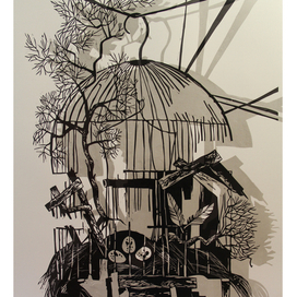 Серия "Декорации" лист "Клетка"