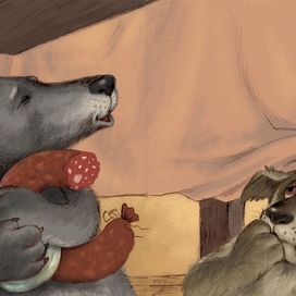 иллюстрация к народной сказке