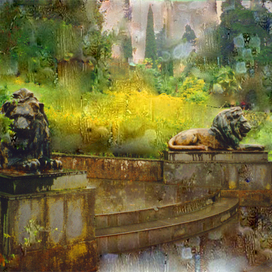 Летний  дождь ( Сочи, парк)