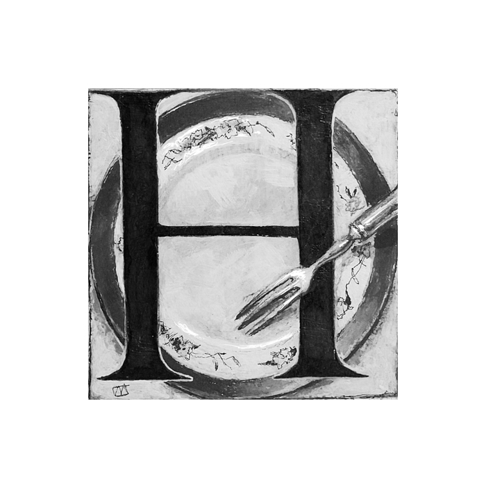 М.А.Булгаков "Собачье сердце" буквица к 3 главе