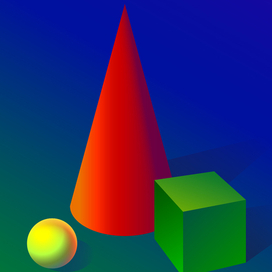 Натюрморт из геометрических тел - 2