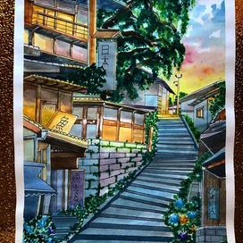 Японская улочка