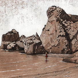 Скалы в бухте Афродиты, о.Кипр