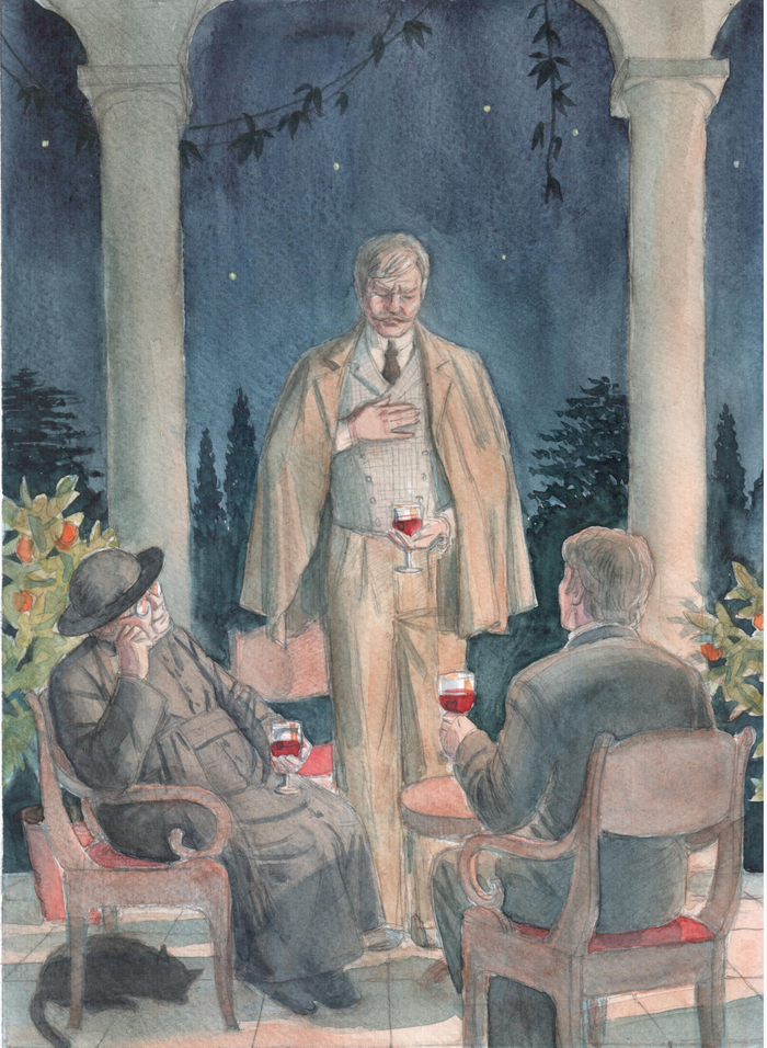 Иллюстрация к рассказу Г.К. Честертона