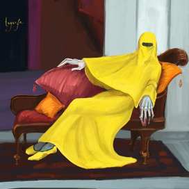 Иллюстрация к роману "Цветы и тени"