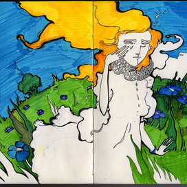 девочка и город