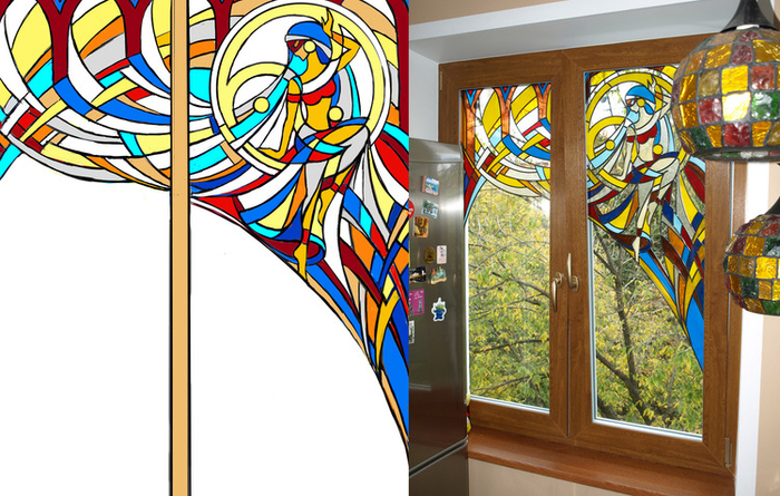 Эскиз витража