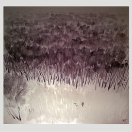 Собачьи сумерки (охотники на снегу)