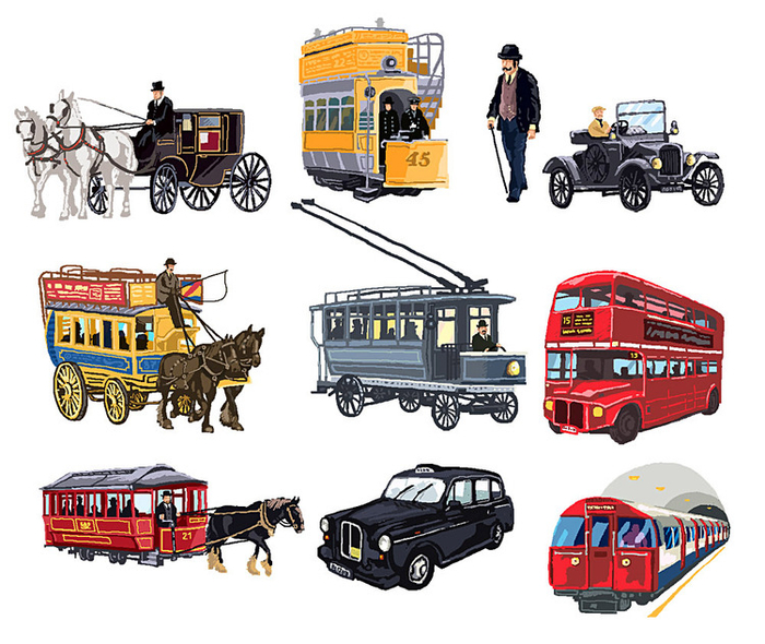 Ages of London traffic (2013)