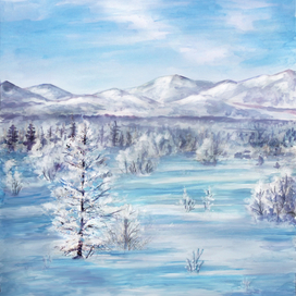 Тундра зима