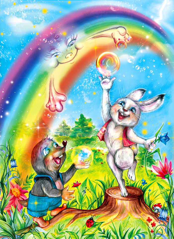 В детскую книжку про зайцев