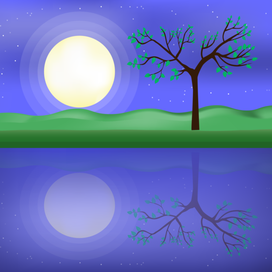 Лунный пейзаж