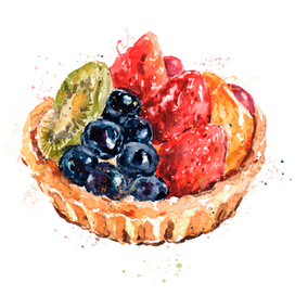 Фруктовый тарт. 