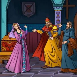 Византийский император Василий II и его сестра Анна