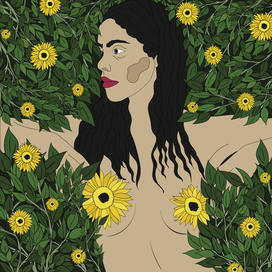 Подсолнухи