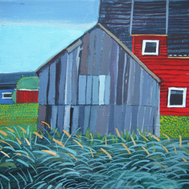 Из серии Norsk album. 2016. 20х30, холст, темпера.