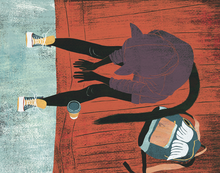 Кошка на крыше