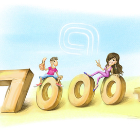 7000 лайков..))