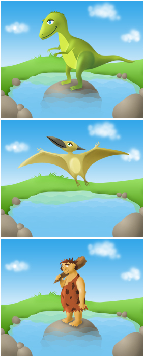 Персонажи для детской игры