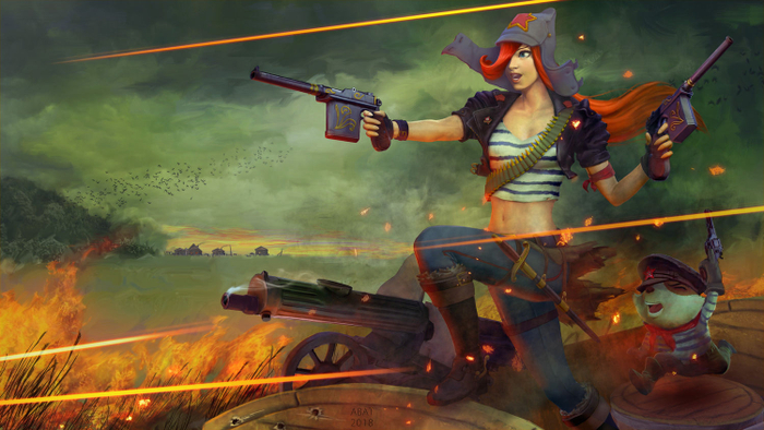 Мисс Фортуна - Красноармеец.