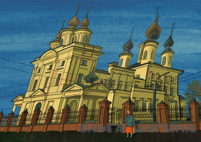 Воскресенский собор города Шуя