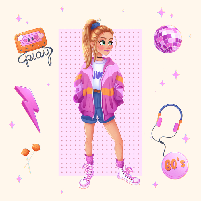 В стиле 80-90х