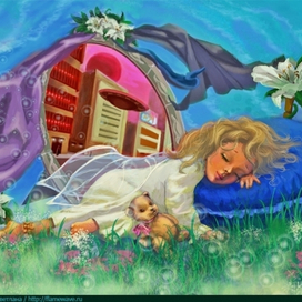 Спящая девочка, фэнтези