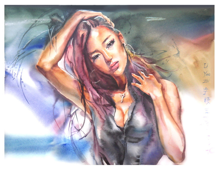 china model Li Ying Zhi