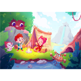 Иллюстрация «Приключения принцессы Ойши»