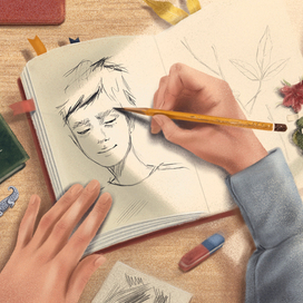 Иллюстрация для книги Юлии Мазуриной "Особый случай" Издательство "Пять четвертей"