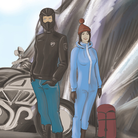 Иллюстрация для внутренней части обложки диска