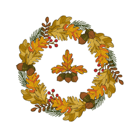 Осенний венок