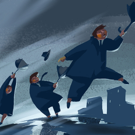 Ветер в городе